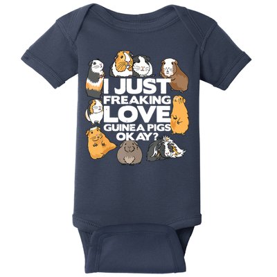 Guinea Pig Guinea Pig Lover Tee Funny Guinea Pig Baby Bodysuit