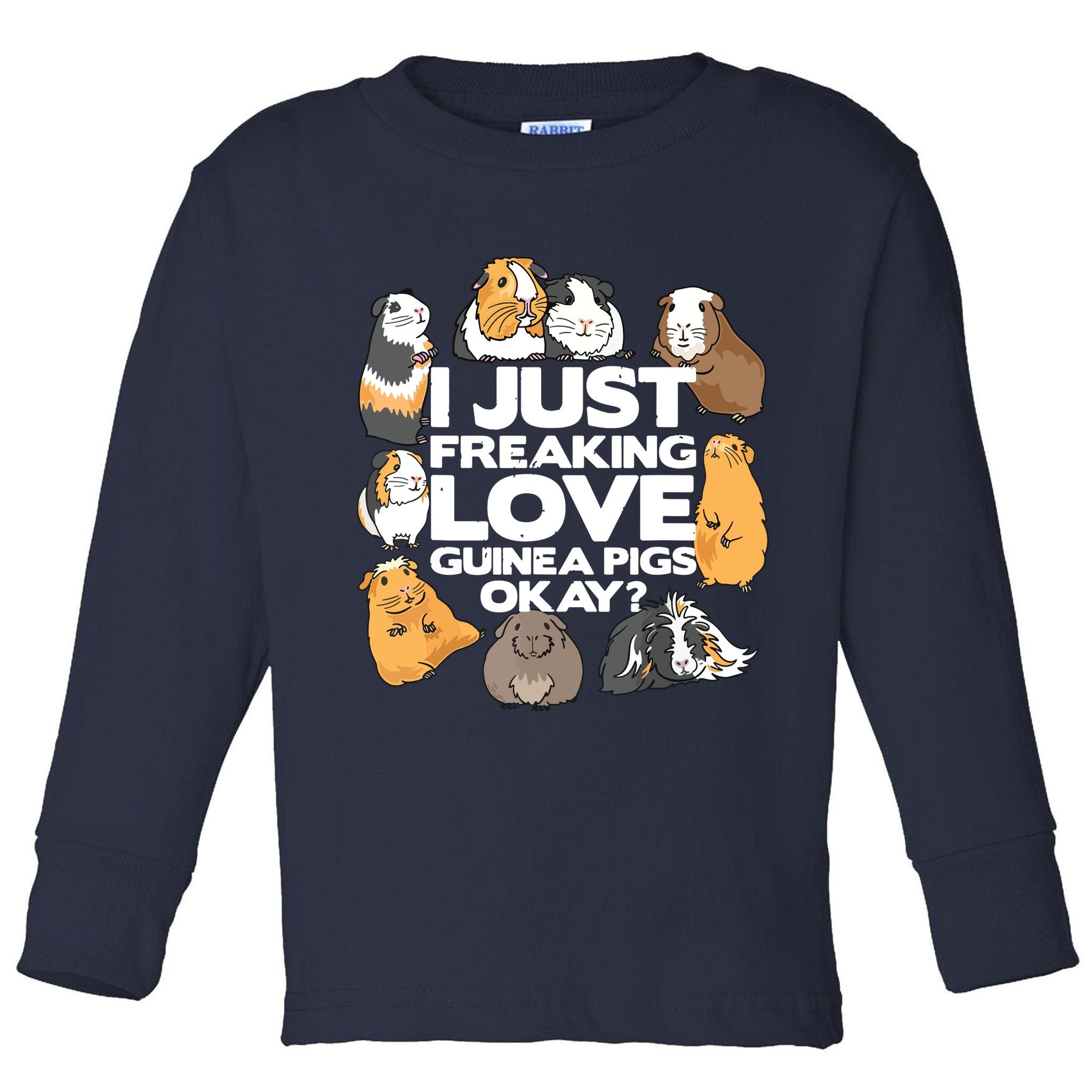 Guinea Pig Guinea Pig Lover Tee Funny Guinea Pig Toddler Long Sleeve Shirt