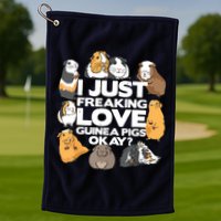 Guinea Pig Guinea Pig Lover Tee Funny Guinea Pig Golf Towel