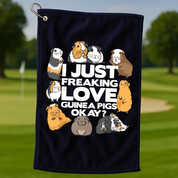Guinea Pig Guinea Pig Lover Tee Funny Guinea Pig Golf Towel