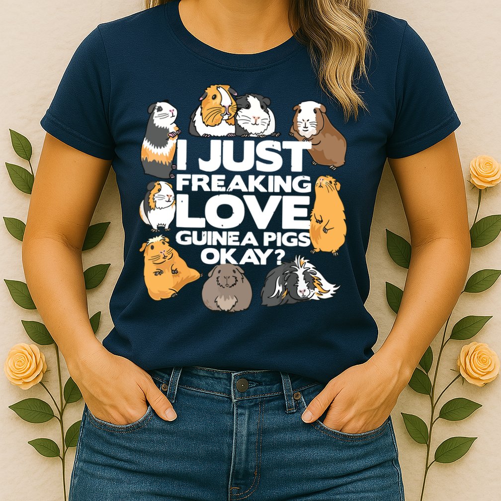 Guinea Pig Guinea Pig Lover Tee Funny Guinea Pig Womens T-Shirt