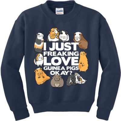 Guinea Pig Guinea Pig Lover Tee Funny Guinea Pig Kids Sweatshirt