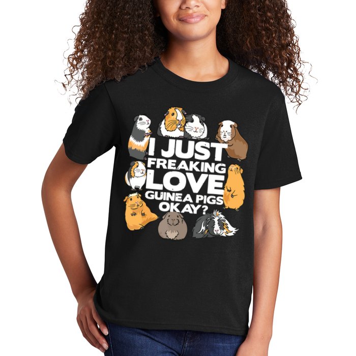 Guinea Pig Guinea Pig Lover Tee Funny Guinea Pig Kids T-Shirt