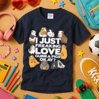 Guinea Pig Guinea Pig Lover Tee Funny Guinea Pig Kids T-Shirt