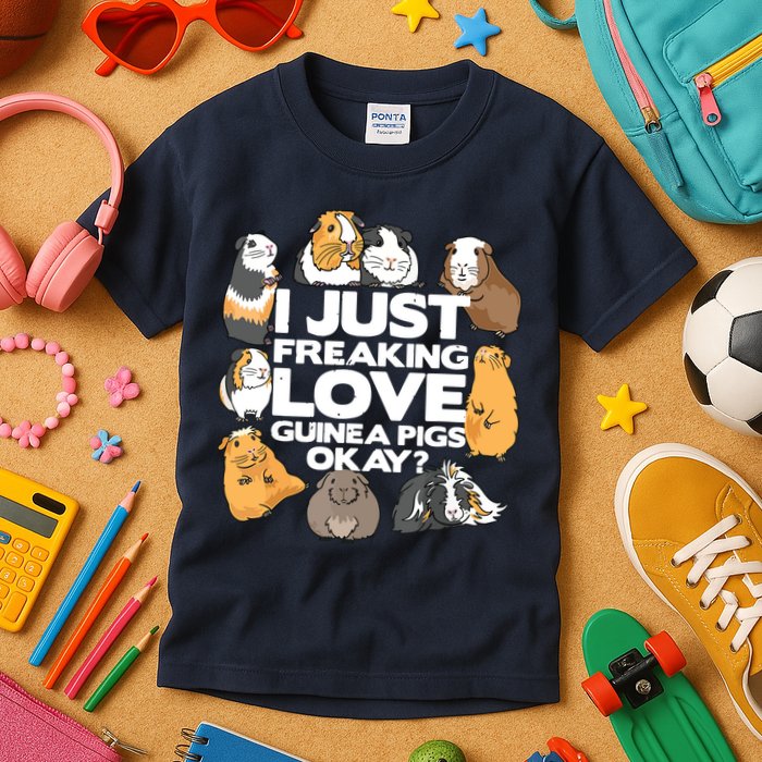 Guinea Pig Guinea Pig Lover Tee Funny Guinea Pig Kids T-Shirt