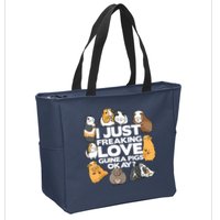 Guinea Pig Guinea Pig Lover Tee Funny Guinea Pig Zip Tote Bag