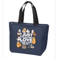 Guinea Pig Guinea Pig Lover Tee Funny Guinea Pig Zip Tote Bag