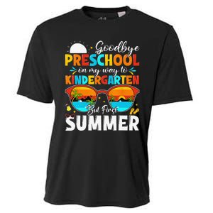 Goodbye Preschool Graduation To Kindergarten Hello Summer Cooling Performance Crew T-Shirt