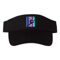 Gymnastics Purple Green Woman Women Gymnast Valucap Bio-Washed Visor