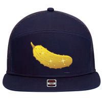 Golden Pickle 7 Panel Mesh Trucker Snapback Hat