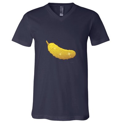 Golden Pickle V-Neck T-Shirt