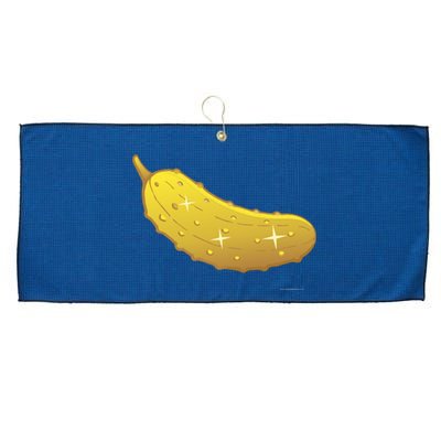 Golden Pickle Large Microfiber Waffle Golf Towel