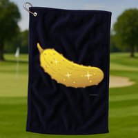 Golden Pickle Golf Towel