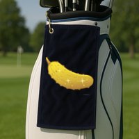Golden Pickle Golf Towel