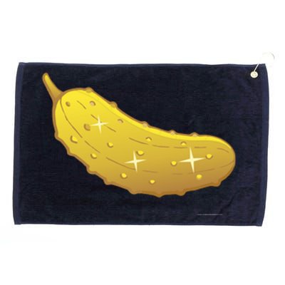 Golden Pickle Grommeted Golf Towel