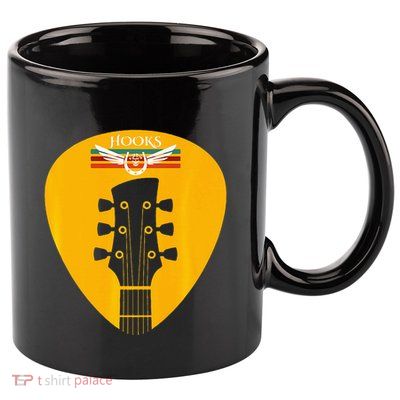 Guitar Pick 11oz C Handle Ceramic Mug