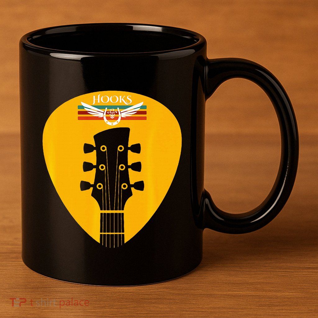 Guitar Pick 11oz C Handle Ceramic Mug