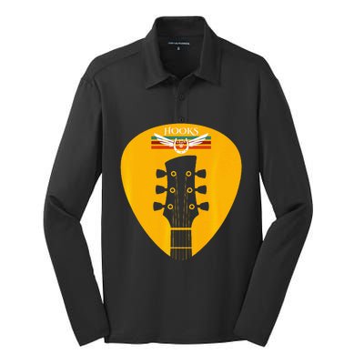 Guitar Pick Silk Touch Performance Long Sleeve Polo