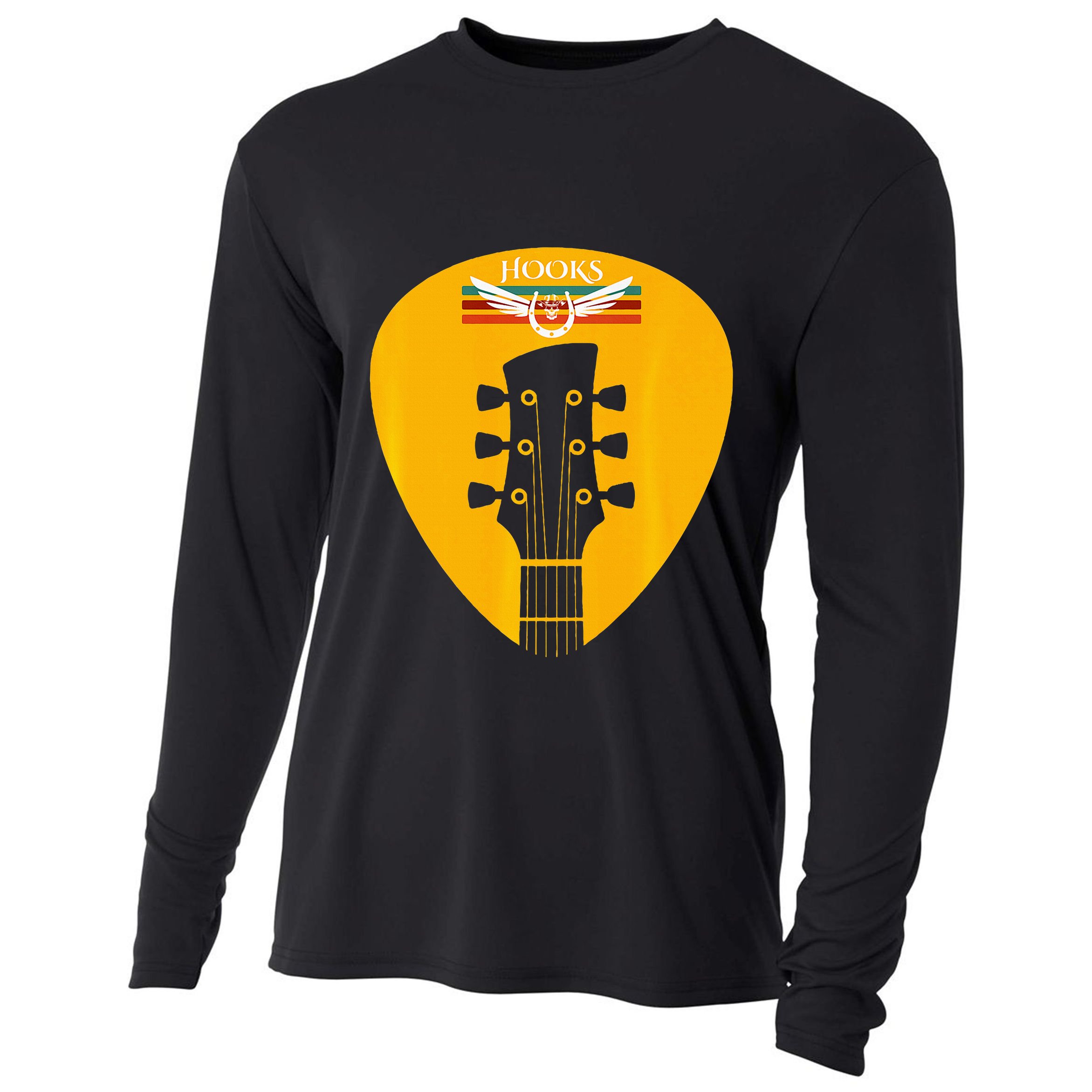 Guitar Pick Cooling Performance Long Sleeve Crew