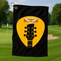 Guitar Pick Golf Towel