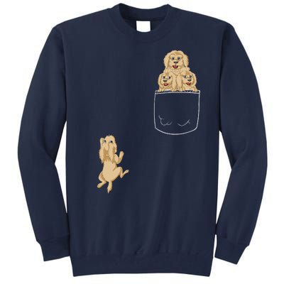 Goldendoodle Pocket Tall Sweatshirt