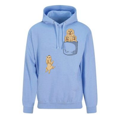 Goldendoodle Pocket Unisex Surf Hoodie