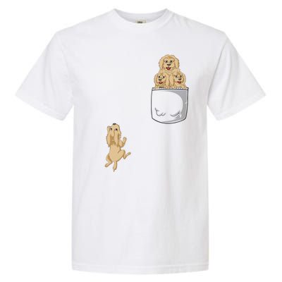 Goldendoodle Pocket Garment-Dyed Heavyweight T-Shirt