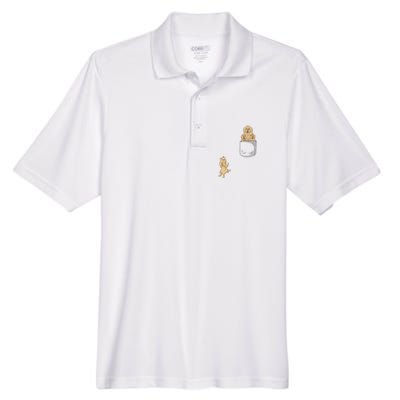 Goldendoodle Pocket Men's Origin Performance Pique Polo