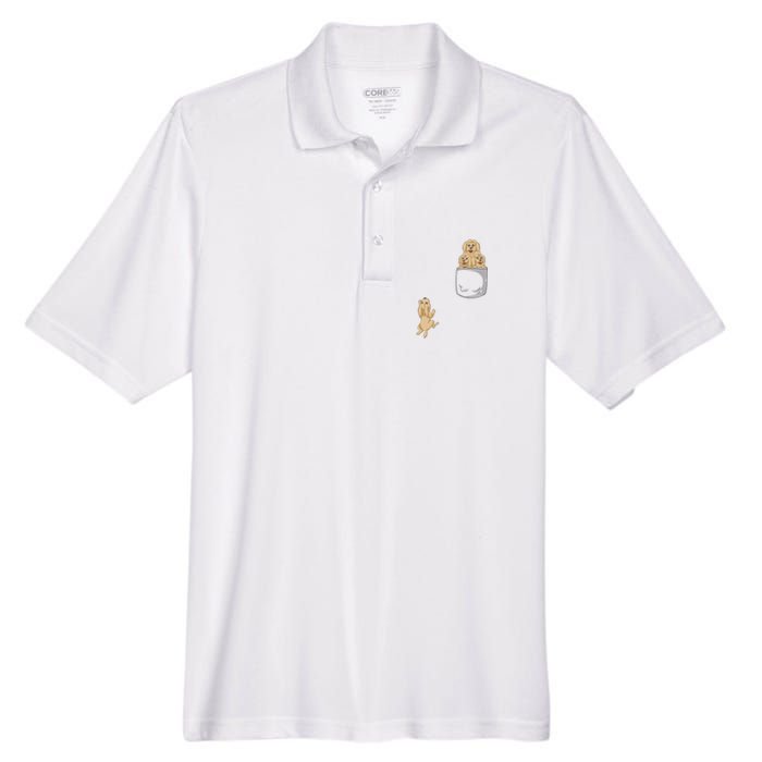 Goldendoodle Pocket Men's Origin Performance Pique Polo