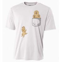 Goldendoodle Pocket Cooling Performance Crew T-Shirt