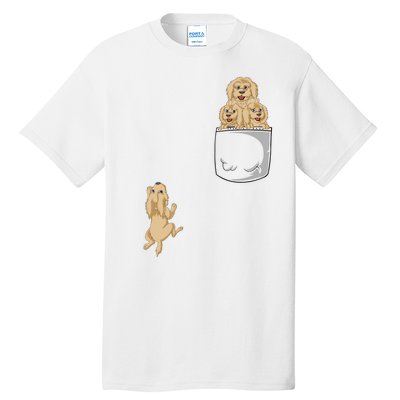 Goldendoodle Pocket Tall T-Shirt