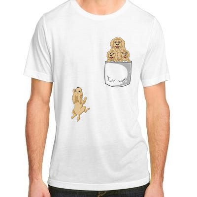 Goldendoodle Pocket Adult ChromaSoft Performance T-Shirt