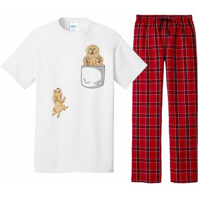 Goldendoodle Pocket Pajama Set