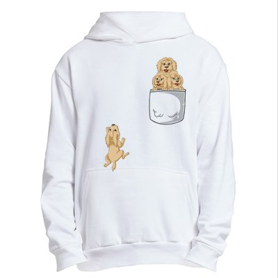 Goldendoodle Pocket Urban Pullover Hoodie