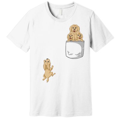 Goldendoodle Pocket Premium T-Shirt