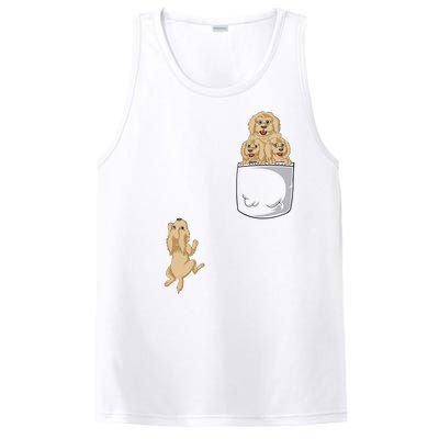 Goldendoodle Pocket PosiCharge Competitor Tank