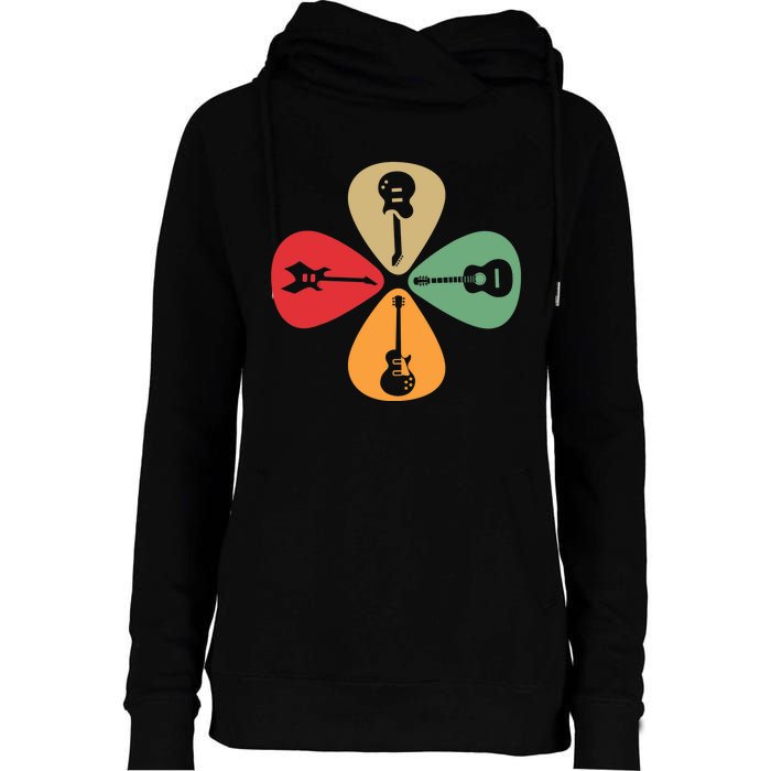 Guitar Player Guitarist Gift Guitar Lovers Women Womens Funnel Neck Pullover Hood