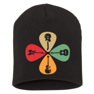 Guitar Player Guitarist Gift Guitar Lovers Women Short Acrylic Beanie