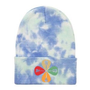 Guitar Player Guitarist Gift Guitar Lovers Women Tie Dye 12in Knit Beanie