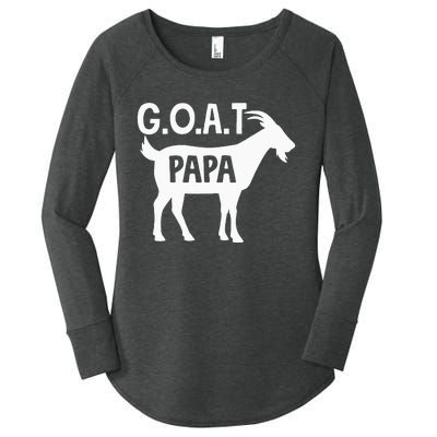 G.O.A.T. PAPA Greatest ShortSleeve Unisex Women's Perfect Tri Tunic Long Sleeve Shirt