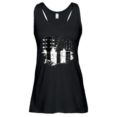 Guitar Player Gifts Rock N Roll Musician Festival Music Ladies Essential Flowy Tank