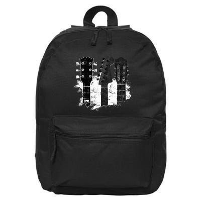 Guitar Player Gifts Rock N Roll Musician Festival Music 16 in Basic Backpack