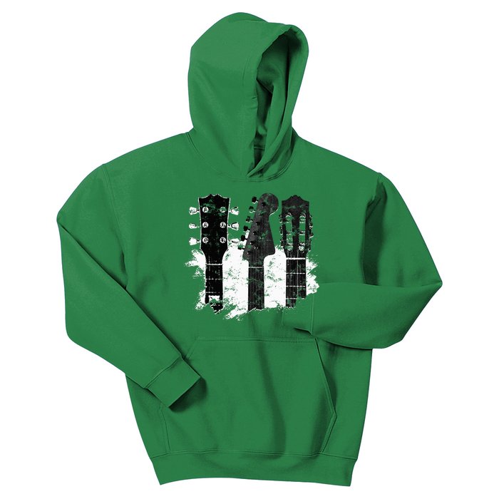 Guitar Player Gifts Rock N Roll Musician Festival Music Kids Hoodie