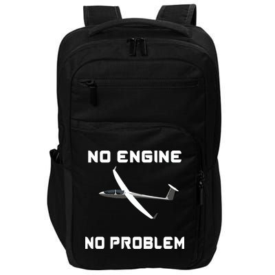 Glider Pilot Gliding Sailplane Flying Plane Impact Tech Backpack