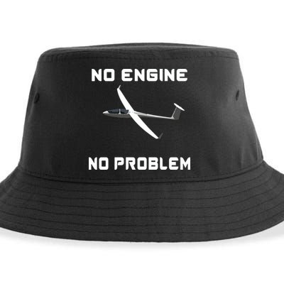 Glider Pilot Gliding Sailplane Flying Plane Sustainable Bucket Hat