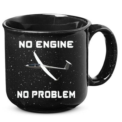 Glider Pilot Gliding Sailplane Flying Plane 15oz Campfire Ceramic Mug