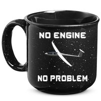 Glider Pilot Gliding Sailplane Flying Plane 15oz Campfire Ceramic Mug