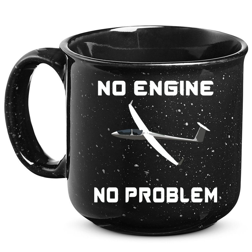 Glider Pilot Gliding Sailplane Flying Plane 15oz Campfire Ceramic Mug