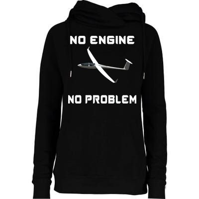 Glider Pilot Gliding Sailplane Flying Plane Womens Funnel Neck Pullover Hood