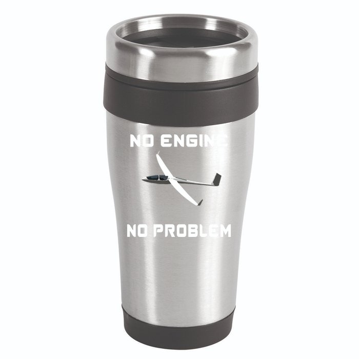 Glider Pilot Gliding Sailplane Flying Plane 16oz Travel Tumbler